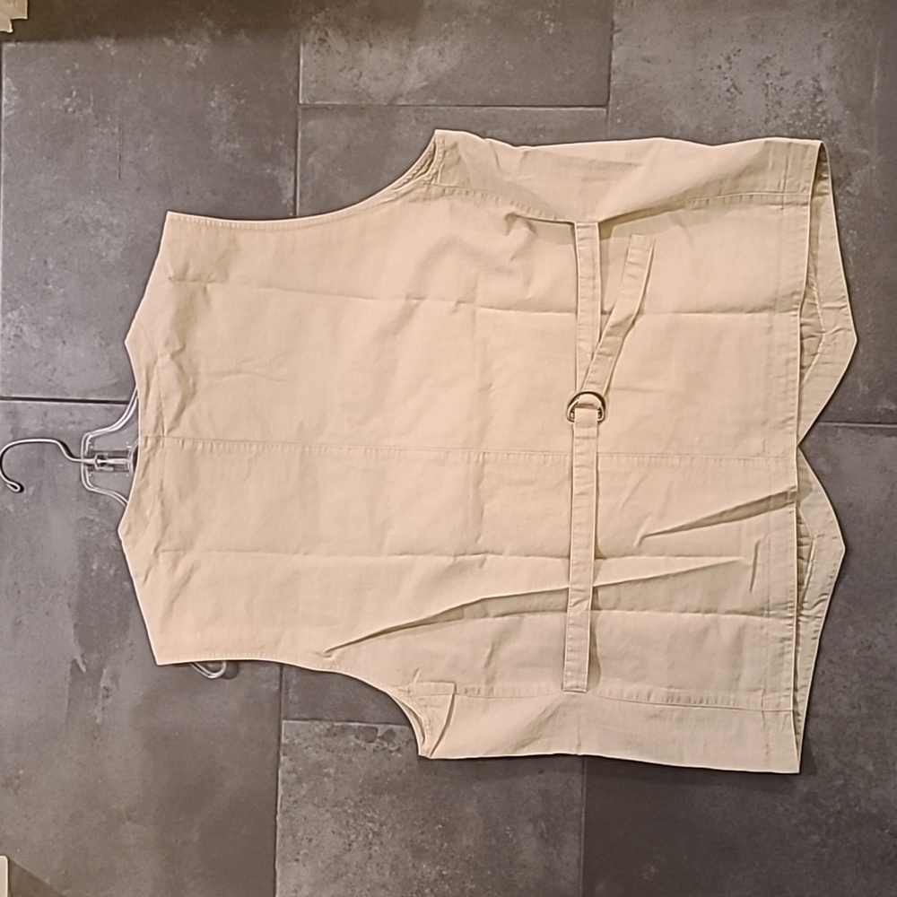 Men's Khaki Vest by 32 Bar Blues - Picture 4 of 9